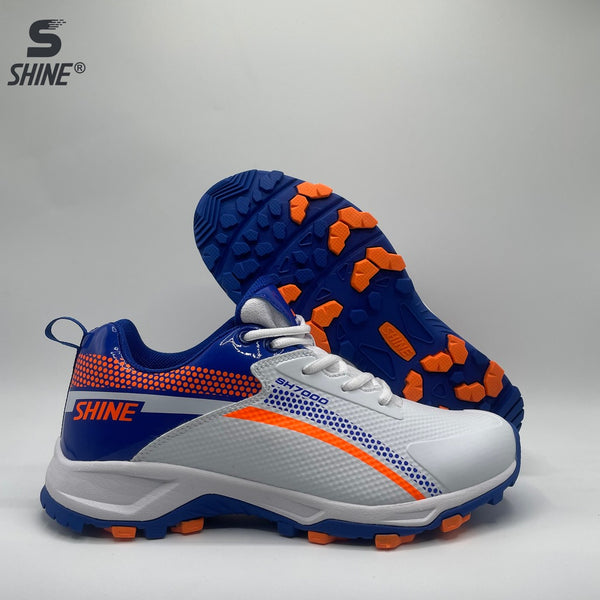 SHINE NEW EDITION CRICKET SHOES (ORANGE &BLUE)