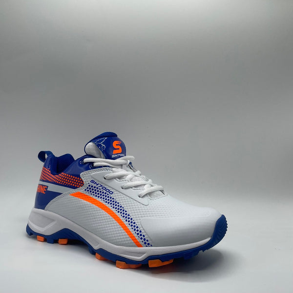 SHINE NEW EDITION CRICKET SHOES (ORANGE &BLUE)