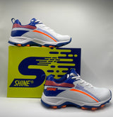 SHINE NEW EDITION CRICKET SHOES (ORANGE &BLUE)