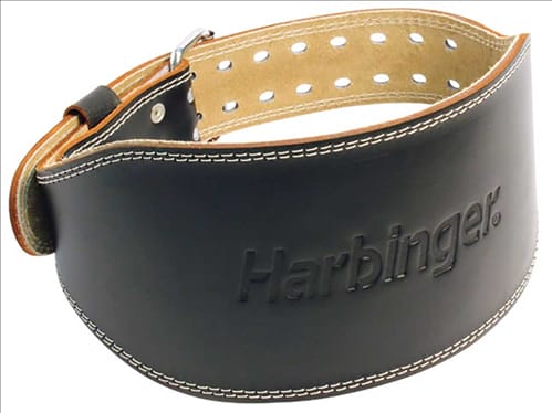 Gym Leather Belt  Harbinger - 6 Inch (All Size)